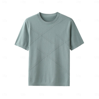 Silk Linen Cotton T Shirt