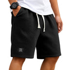 Waffle Drawstring Shorts