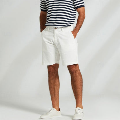 Cotton Pocket Formal Shorts - oukumen