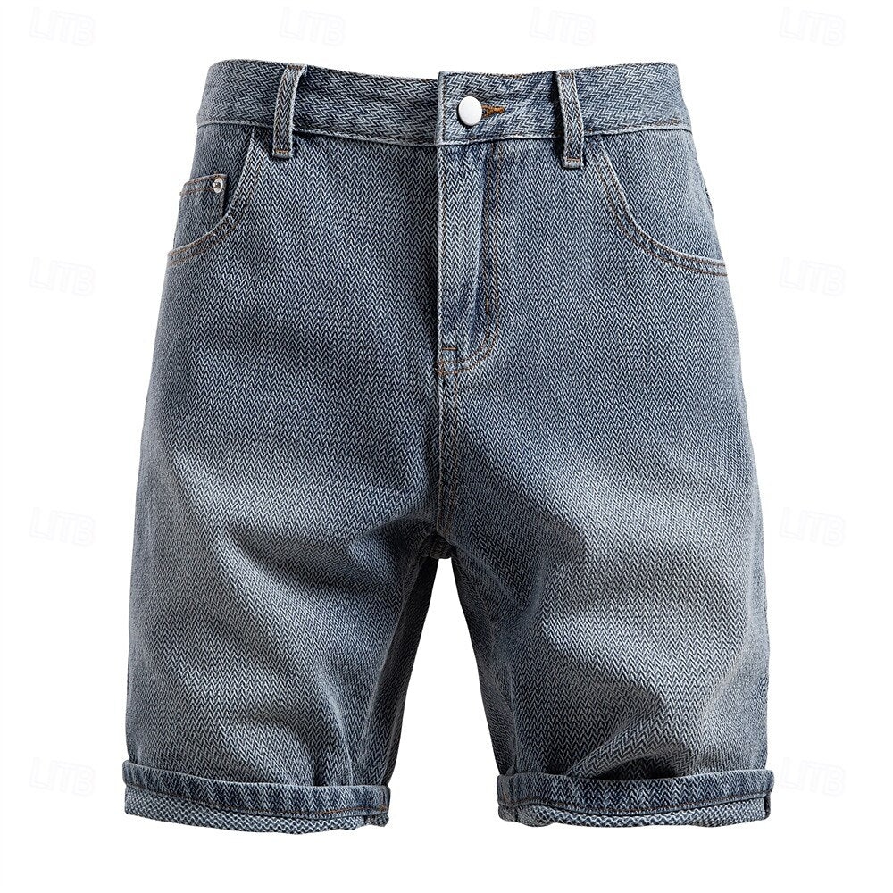 Knielange Jeansshorts