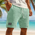 Waffle Drawstring Shorts