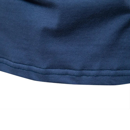 100% Cotton V-Neck Pocket T-Shirt - oukumen