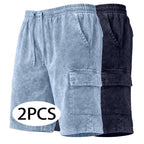Acid-Wash Shorts