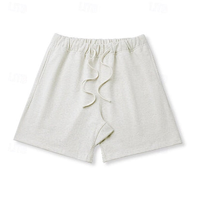 100% Cotton Athletic Shorts - oukumen