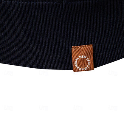 Classic Textured Knit Quarter-Zip Polo