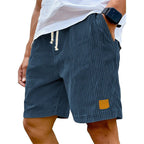 Patch-Pocket Corduroy Shorts