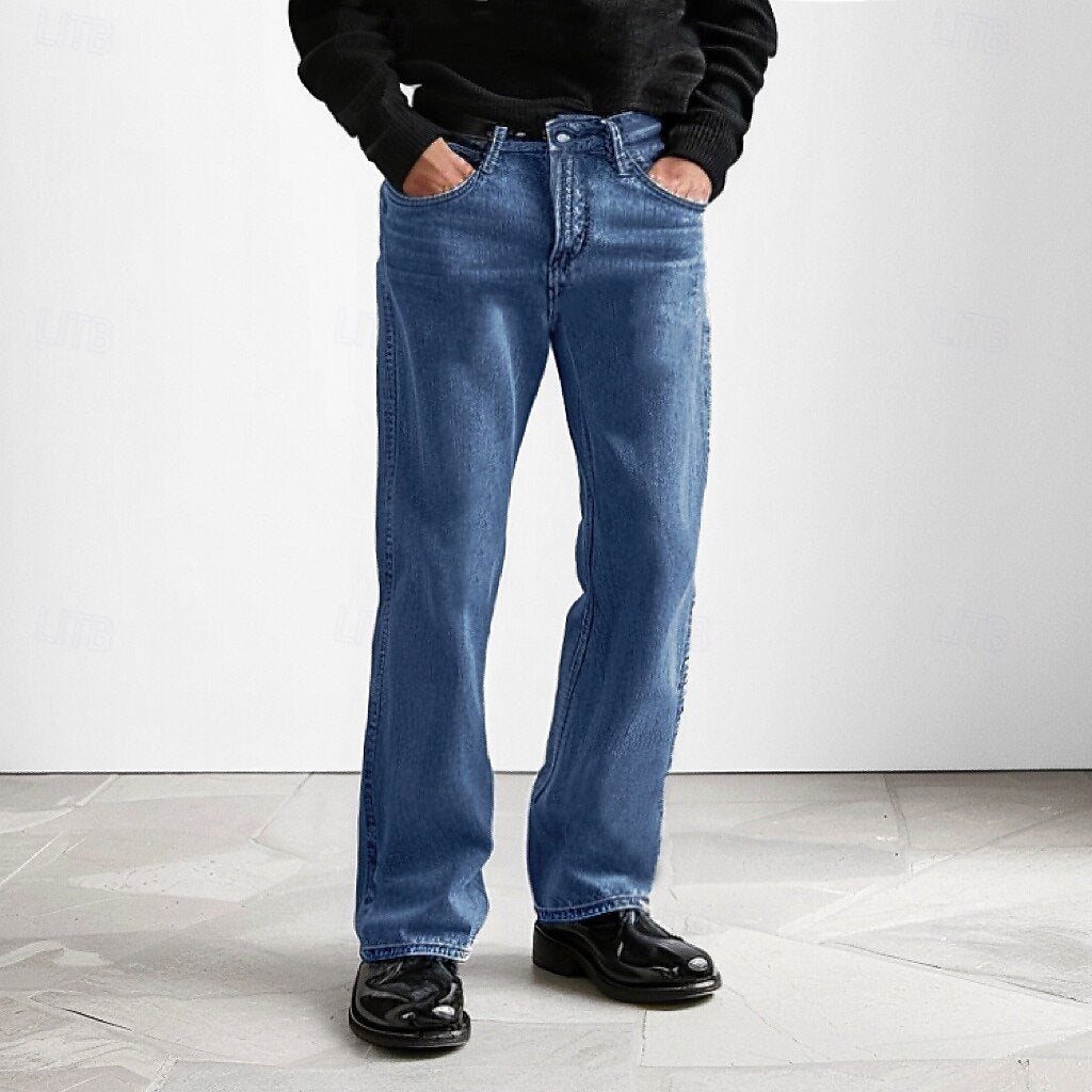 100% Cotton Jeans Full Length - oukumen