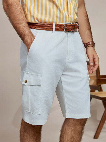 Linen Shorts Summer - oukumen