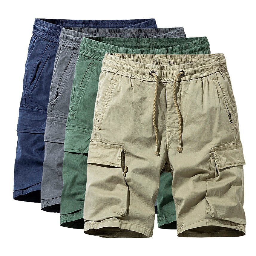 Drawstring Cargo Shorts