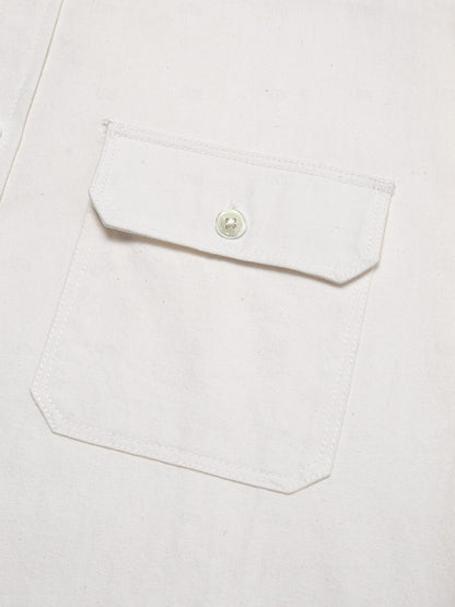 Linen Cotton Fold-over Collar Casual Shirt - oukumen