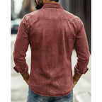 Garment-Dyed Long-Sleeve Shirt