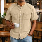Washed Short-Sleeve Shirt