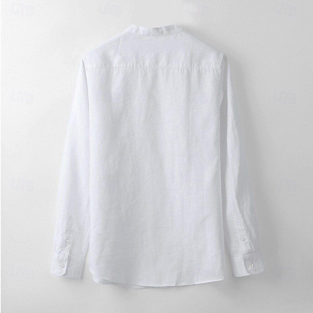 100% Linen Elegant Vacation Shirt