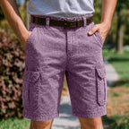 Acid-Wash Cargo Shorts