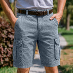 Acid-Wash Cargo Shorts