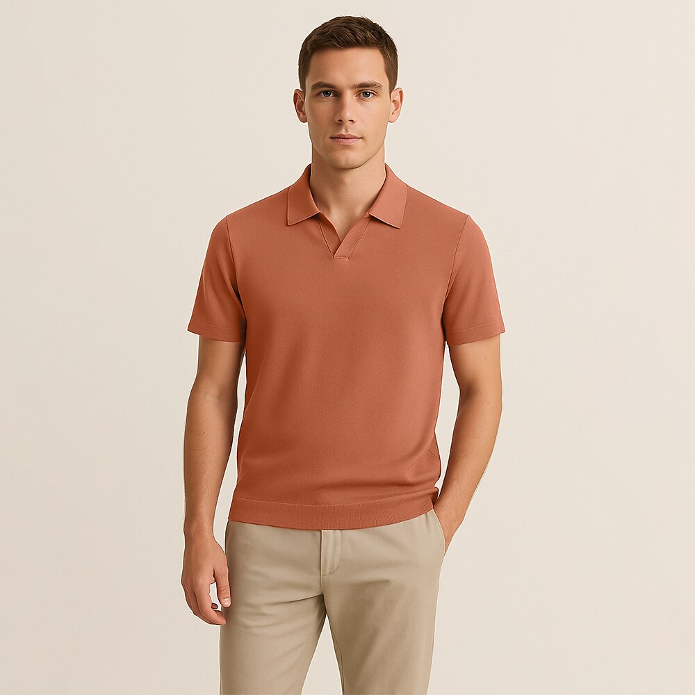 Luxury Blended Jacquard Polo Shirt