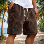 Waffle Drawstring Shorts
