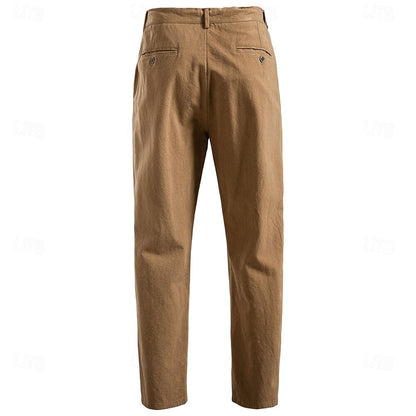 Classic Fit Cotton Linen Pants