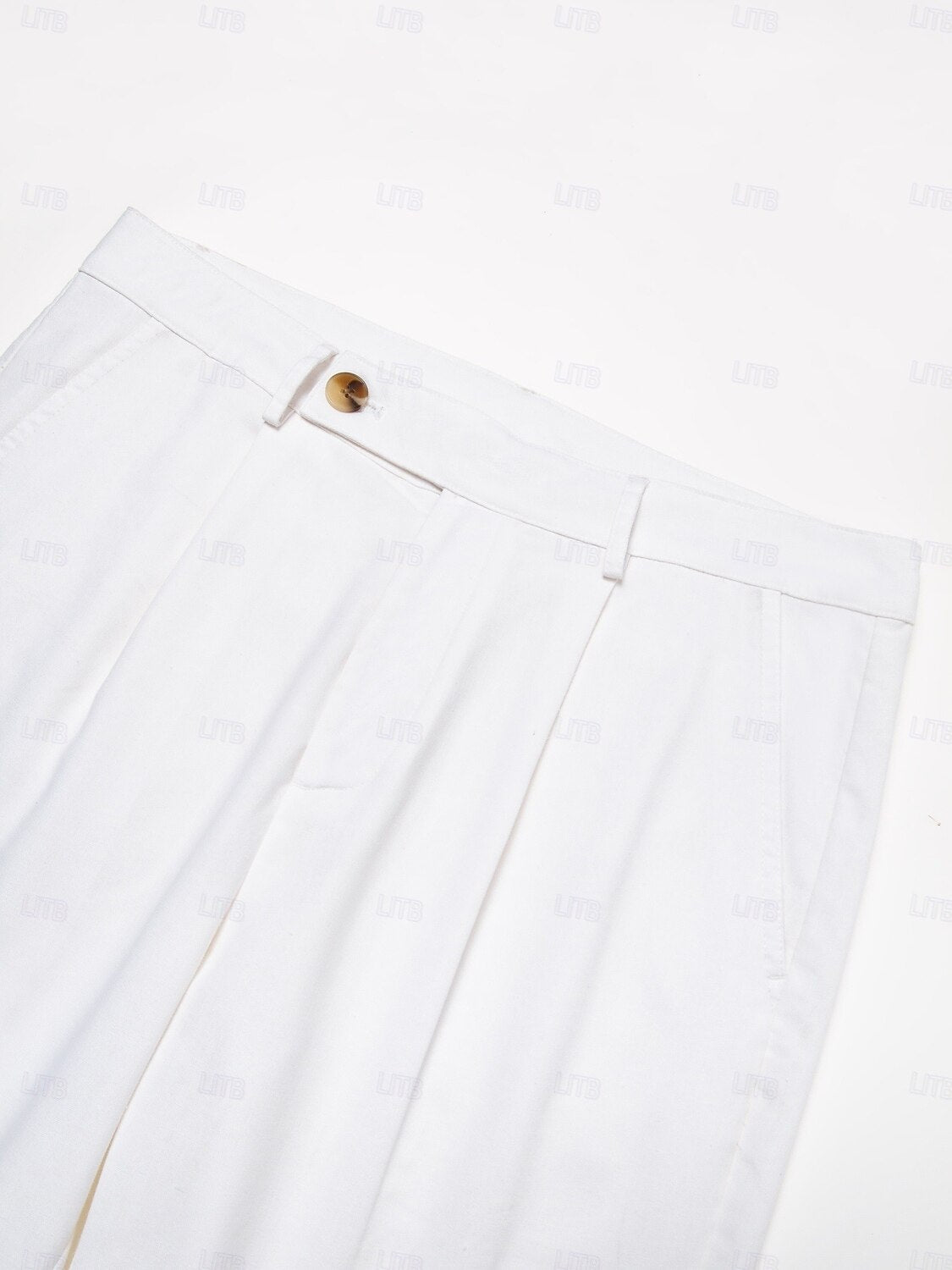 Cotton Linen Solid Color Pants - oukumen