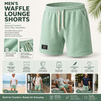 Waffle Drawstring Shorts