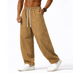 Acid-Wash Drawstring Pants