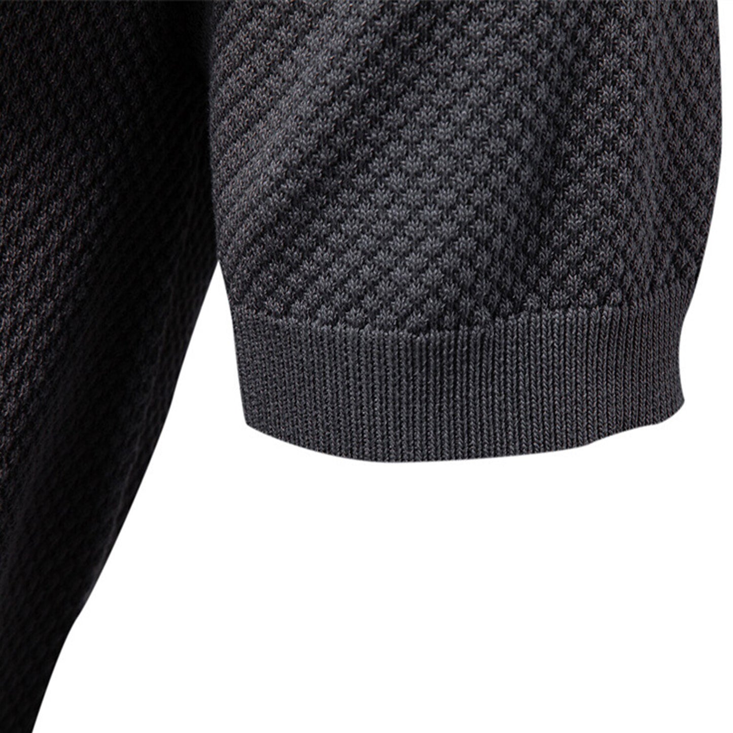 Business Casual Knitted Johnny collar Polo