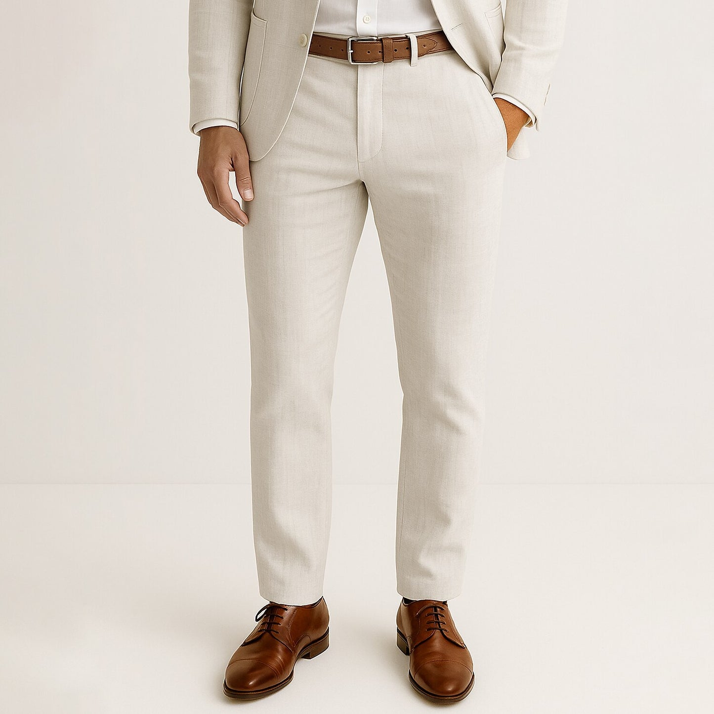 100% Linen Pants Beige linen pants