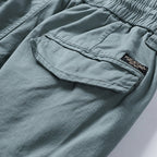 Elastic-Waist Cargo Shorts