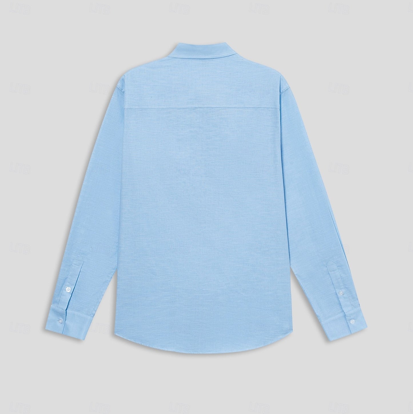 Cotton Linen Solid Color Shirt - oukumen