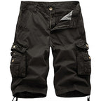Drawcord-Hem Cargo Shorts