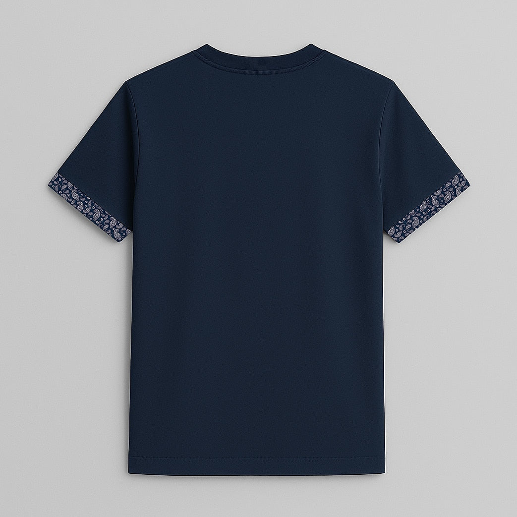 100% Cotton Crew Neck T-Shirt - oukumen