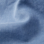 Acid-Wash Mandarin-Collar Shirt