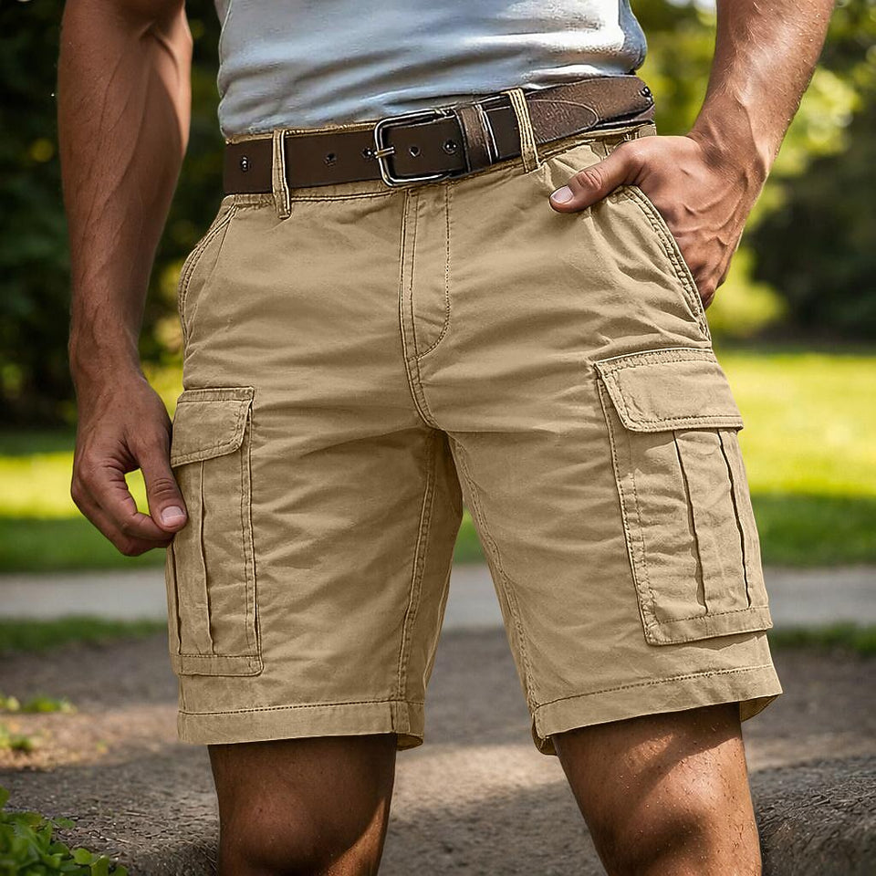 Multi-Pocket Cargo Shorts