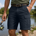 Elastic-Waist Cargo Shorts