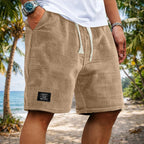 Waffle Drawstring Shorts