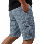 Acid-Wash Cargo Shorts