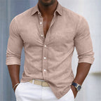 Acid-Wash Long-Sleeve Shirt