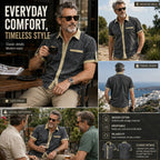 Short-Sleeve Denim Shirt