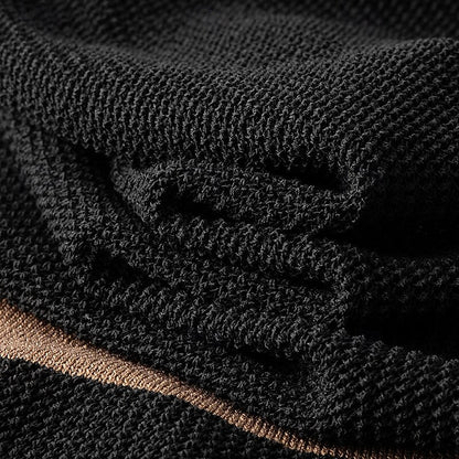 Refined Knit Polo Sweater