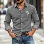 Patchwork Embroidered Denim Shirt