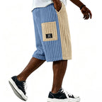 Patch-Pocket Corduroy Shorts