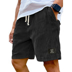 Patch-Pocket Corduroy Shorts