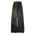 Acid-Wash Drawstring Pants