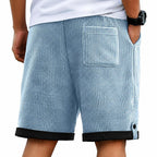 Color-Block Waffle Shorts