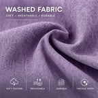 Acid-Wash Short-Sleeve Shirt