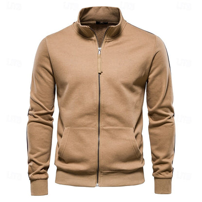 Zipper Pocket Lightweight Jacket - oukumen