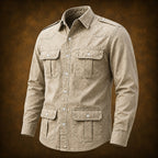 Long-Sleeve Denim Shirt
