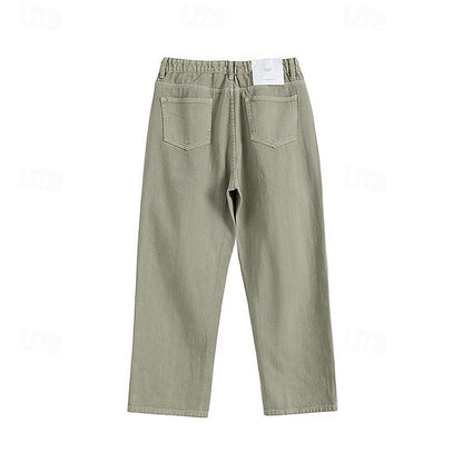 100% Cotton Straight Leg Chino Pants