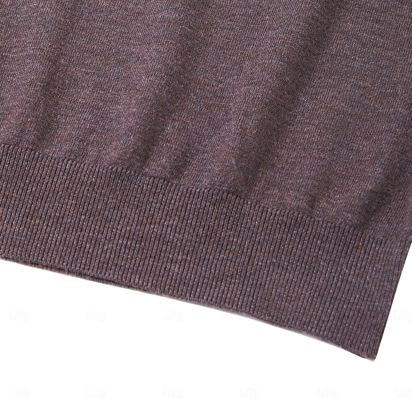 Premium Wool Blend Mock Neck Tee