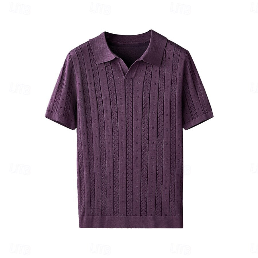 Classic Fit Business Casual Polo Shirt